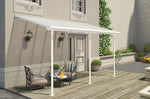 Palram-Canopia Sierra 7.5' x 15' Patio Cover - White/Diffused Clear-HG9084-Garage Giant 