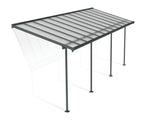 Palram-Canopia Sierra 7.5' x 22.5' Patio Cover - Gray/Diffused Clear-HG9088-Garage Giant 