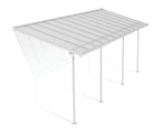 Palram-Canopia Sierra 7.5' x 22.5' Patio Cover - White/Diffused Clear-HG9085-Garage Giant 