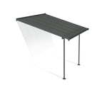 Palram-Canopia Sierra 10' x 10' Patio Cover - Gray/Gray-HG9076-Garage Giant 