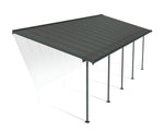 Palram-Canopia Sierra 10' x 28' Patio Cover - Gray/Gray-HG9081-Garage Giant 