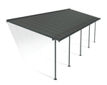 Palram-Canopia Sierra 10' x 32' Patio Cover - Gray/Gray-HG9083-Garage Giant 