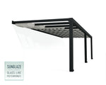 Palram-Canopia Stockholm Patio Cover Roof Blinds 11' x 22'-HG1094-Garage Giant 