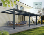 Palram-Canopia Stockholm 11' x 31' Patio Cover - Gray/Clear-HG9466-Garage Giant 