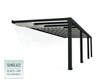 Palram-Canopia Stockholm Patio Cover Roof Blinds 11' x 31'-HG2004-Garage Giant 
