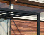 Palram-Canopia Stockholm 11' x 12' Patio Cover - Gray/Clear-HG9451-Garage Giant 
