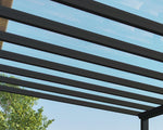 Palram-Canopia Stockholm 11' x 31' Patio Cover - Gray/Clear-HG9466-Garage Giant 