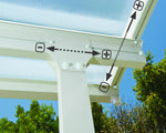 Palram-Canopia Feria 13' x 34' Patio Cover (White)-HG9234-Garage Giant 