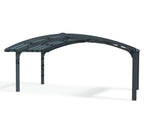 Palram-Canopia Arizona Breeze Double Arch-Style Carport Kit-HG9104-Garage Giant 