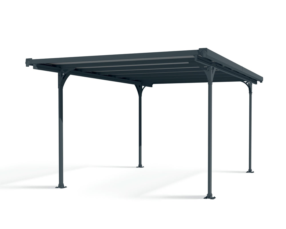 Palram-Canopia Verona 5000 16' x 10' Metal Carport-HG9135-Garage Giant