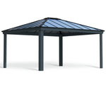 Palram-Canopia Colorado 14' x 16' Carport - Gray/Gray-HG9138-Garage Giant 