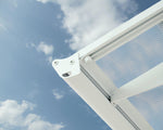 Palram-Canopia Bordeaux 6690 22' x 5' Awning - White/Diffused Clear-HG9563-Garage Giant 