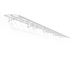Palram-Canopia Bordeaux 6690 29' x 4' Awning - White/Clear-HG9599-Garage Giant 