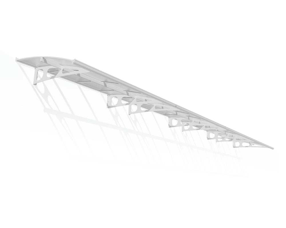 Palram-Canopia Bordeaux 8920 29' x 5' Awning - White/Diffused Clear-HG9564-Garage Giant