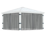 Palram-Canopia Dallas 14' x 14' Netting Set - 4 Piece-HG2012-Garage Giant 