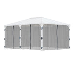 Palram-Canopia Milano 4300/Martinique 5000 Gazebo Netting Set-HG1069-Garage Giant 