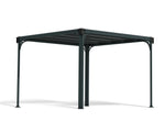 Palram-Canopia 10' x 10' Milano 3000 Gazebo (Grey / Bronze)-HG9172-Garage Giant 