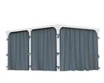 Palram-Canopia Milano 4300/Martinique 5000 Gazebo Curtain Set - 6 Piece-HG1068-Garage Giant 