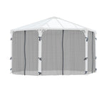 Palram-Canopia Roma/Monaco Gazebo Netting set - 6 Piece-HG1058-Garage Giant 