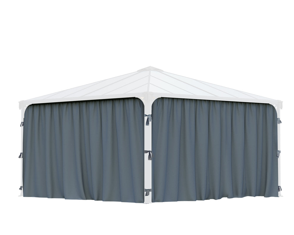 Palram-Canopia Palermo 4300 Gazebo Curtain set - 4 Piece-HG1062-Garage Giant