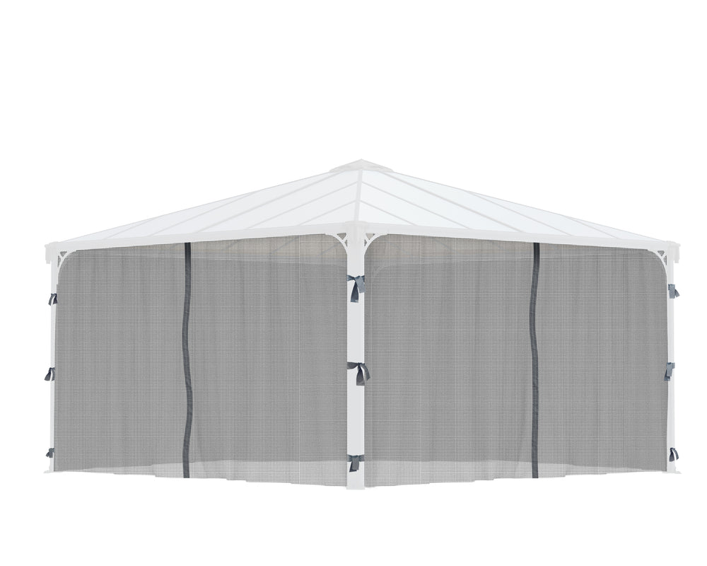 Palram-Canopia Palermo 4300 Gazebo Netting set - 4 Piece-HG1064-Garage Giant