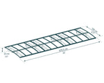 Palram-Canopia Herald 6690 Awning (Grey / Clear)-HG9582-Garage Giant 