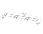 Palram-Canopia Aquila 4500 Awning (Grey)-HG9506-Garage Giant 