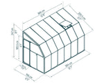 Palram-Canopia Sun Room 6' x 12' - White-HG7512-Garage Giant 