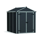 Palram-Canopia Rubicon 6' x 8' Shed - Gray-HG9708GY-Garage Giant 