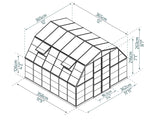 Palram-Canopia Americana 12' x 12' Hybrid Greenhouse Kit-HG5212-Garage Giant 
