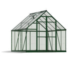 Palram-Canopia Balance 8' x 8' Greenhouse (Green)-HG6108G-Garage Giant 