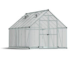 Palram-Canopia Essence 8' x 12' Greenhouse (Silver)-HG5812-Garage Giant 