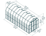 Palram-Canopia Grand Gardener 8' x 20' Greenhouse - Green/Twin Wall-HG7220-Garage Giant 