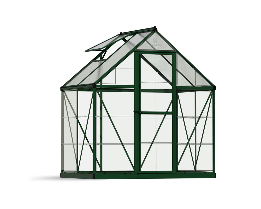 Palram-Canopia Hybrid 6' x 4' Greenhouse (Green)-HG5504G-Garage Giant