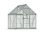 Palram-Canopia Hybrid 6' x 6' Greenhouse - Silver-HG5506-1B-Garage Giant 