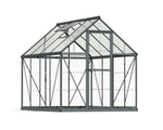 Palram-Canopia Hybrid 6' x 8' Greenhouse - Gray-HG5508Y-Garage Giant 