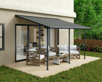 Palram-Canopia Sierra 10' x 14' Patio Cover - Gray/Gray-HG9077-Garage Giant 
