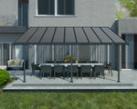 Palram-Canopia Sierra 10' x 18' Patio Cover - Gray/Gray-HG9078-Garage Giant 