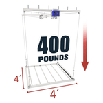 Ceiling Sam 4 x 4 ft. Storage Elevator (11.5 - 14 ft. Ceiling Height)-CS-R4X4M-Garage Giant 