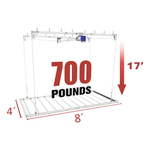Ceiling Sam 4 x 8 ft. Storage Elevator PRO RV-CS-R4X8PRV-Garage Giant 