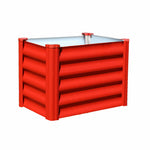 Absco The Organic Garden Co. Hakea 1.8' x 1' x 1.3' Metal Kids Garden Bed - Red 
