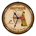 Collectable Sign and Clock Sagittarius Backlit Wall Clock-S21G12091248-Garage Giant 