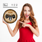 Collectable Sign and Clock Aries Backlit Wall Clock-S21G21091241-Garage Giant 