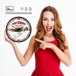 Collectable Sign and Clock Curtiss P-40 Warhawk Backlit Wall Clock-S21G22021266-Garage Giant 