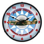 Collectable Sign and Clock Flying Tigers Backlit Wall Clock-S21G22021268-Garage Giant 