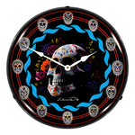 Collectable Sign and Clock Day Of The Dead Backlit Wall Clock-S21G23041439-Garage Giant 