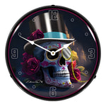 Collectable Sign and Clock Day Of The Dead Backlit Wall Clock-S21G23041440-Garage Giant 