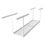 SafeRacks 2' x 8' Overhead Storage Rack with 24-45-Inch Drop (White)-SB-28PK-W-Pack-24-Garage Giant 