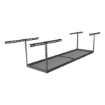 SafeRacks 3' x 8' Overhead Storage Rack with 12-24-Inch Drop (Hammertone)-SB-38PK-H-Pack-12-Garage Giant 