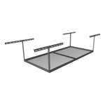 SafeRacks 4' x 8' Overhead Storage Rack with 12-24-Inch Drop (Hammertone)-SB-48PK-H-Pack-12-Garage Giant 